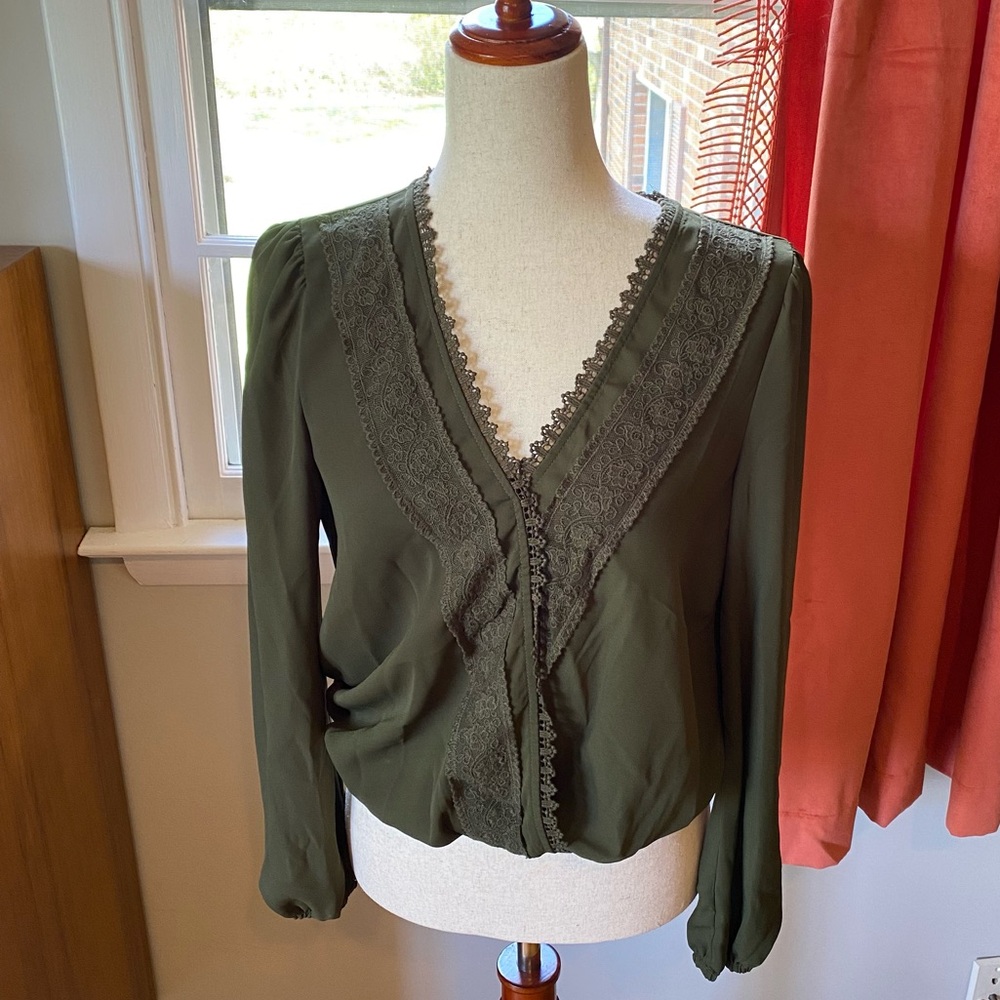 Nwt sheer blouse